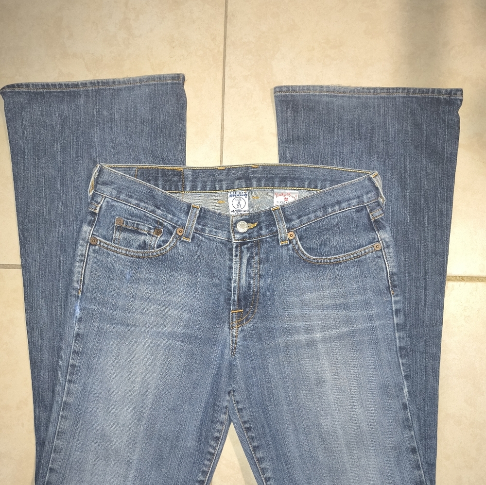 Lucky Brand Classic Blue Denim Jeans, Boot Cut - Picture 5 of 7